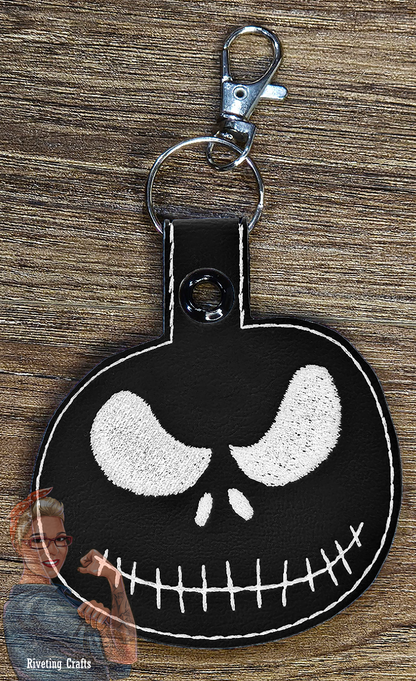 Jack Skellington Head Keychain