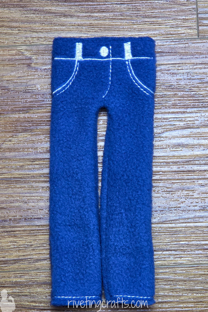 Funny Elf Pants Disguise - Undercover Doll Clothes for Christmas Surveillance and Naughty List Reports