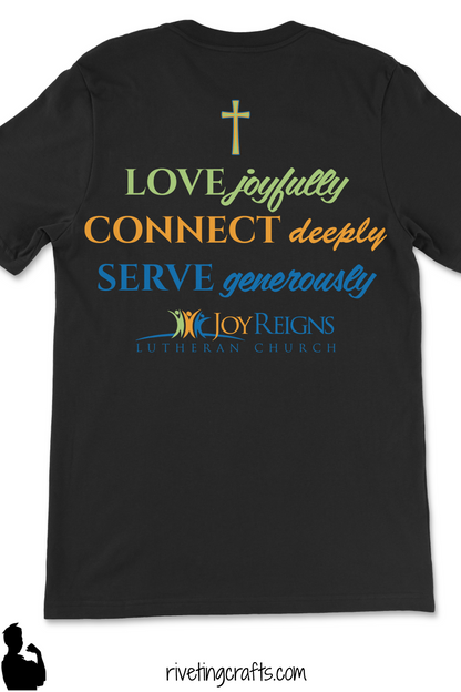 Joy Reigns Love Joyfully T-Shirt