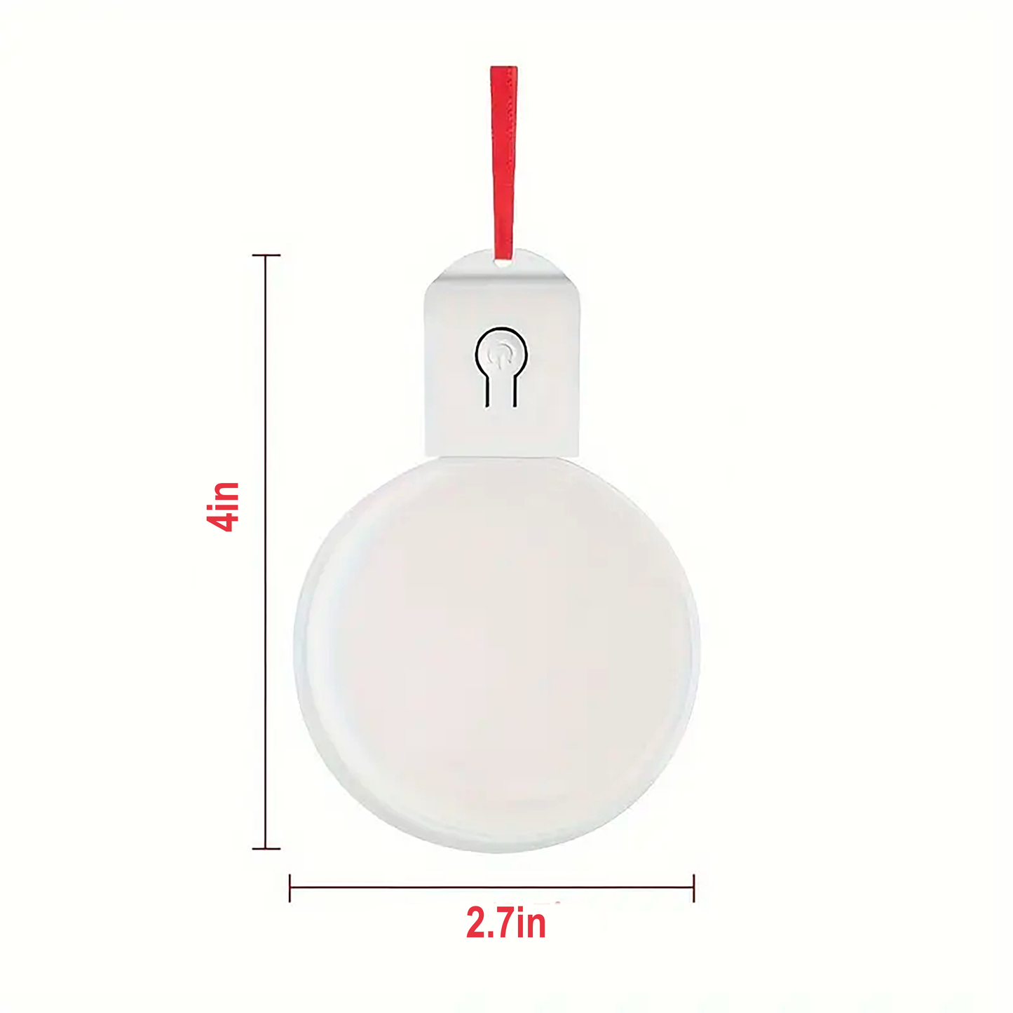 Ornament Sublimation Blank LED Light