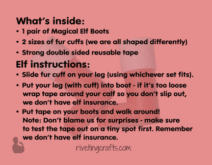 Magical Elf Boots – Ledge-Ready Accessory for Holiday Elves or Dolls
