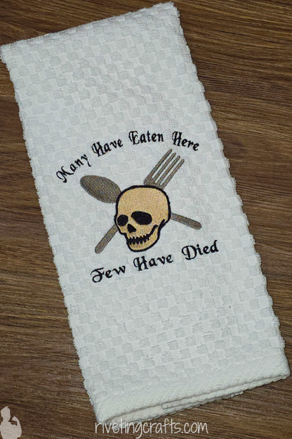 Many Have Eaten Here Hand Towel
