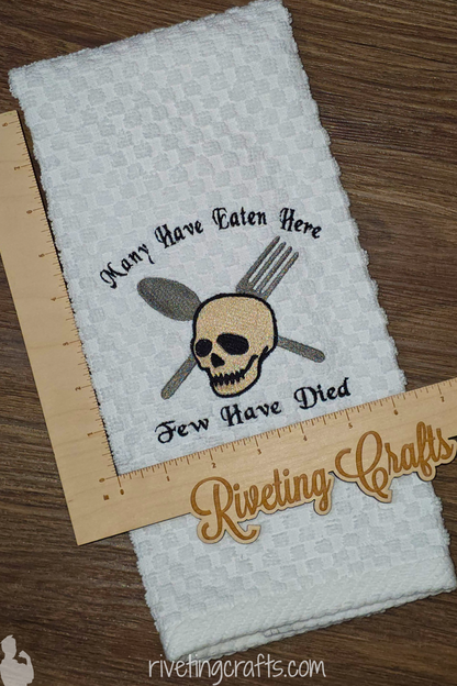 Many Have Eaten Here Hand Towel