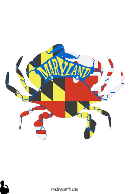 Maryland Blue Crab Magnetic Soap Bottle Cover