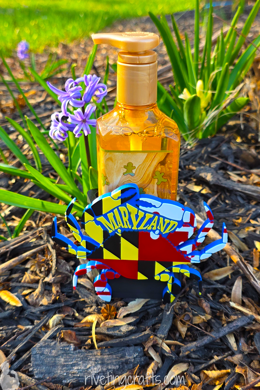 Maryland Blue Crab Magnetic Soap Bottle Cover
