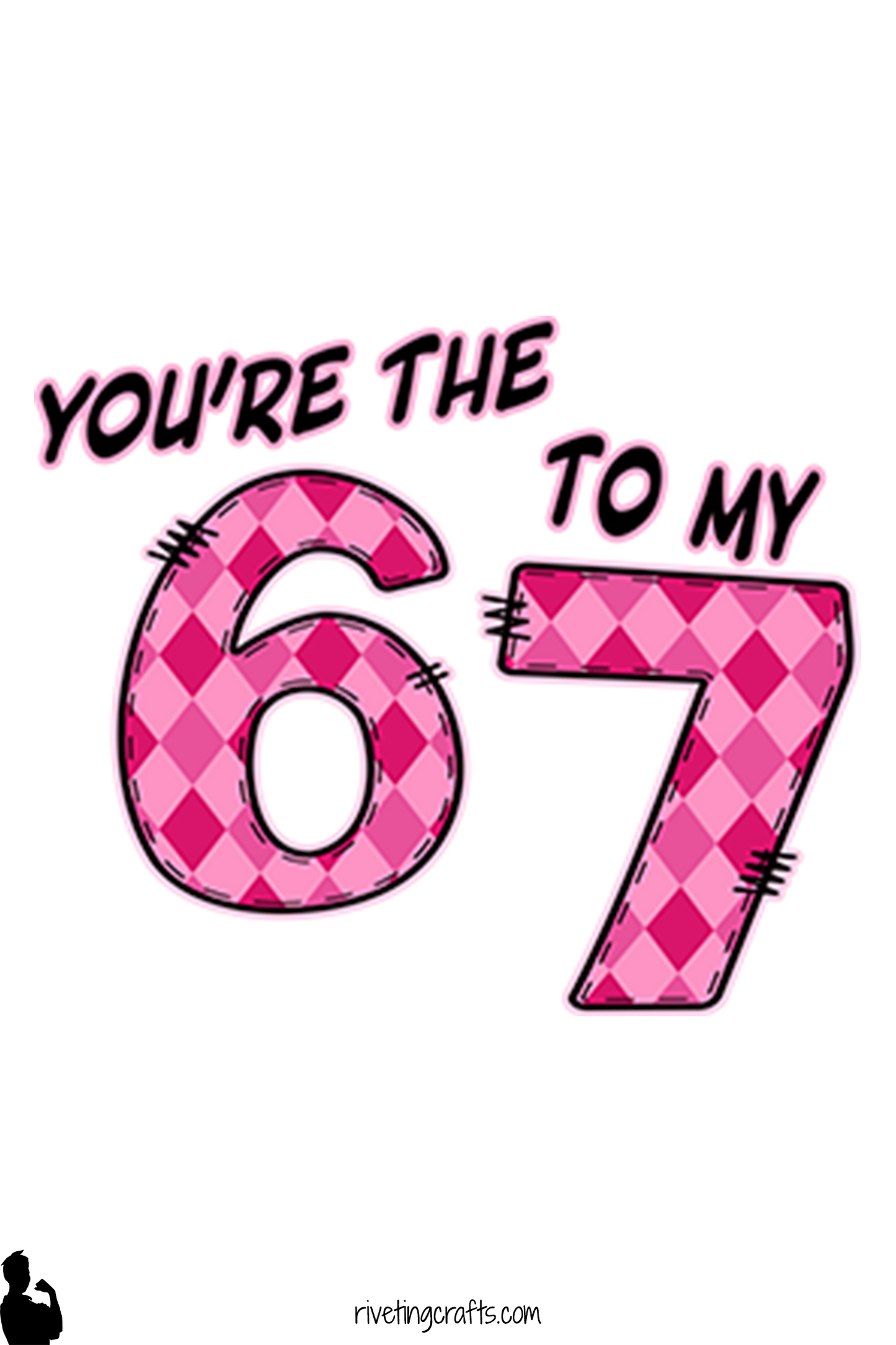 6 to My 7 DTF Transfer - Sassy DIY Heat Print for Fabric Blanks Hoodies and Totes