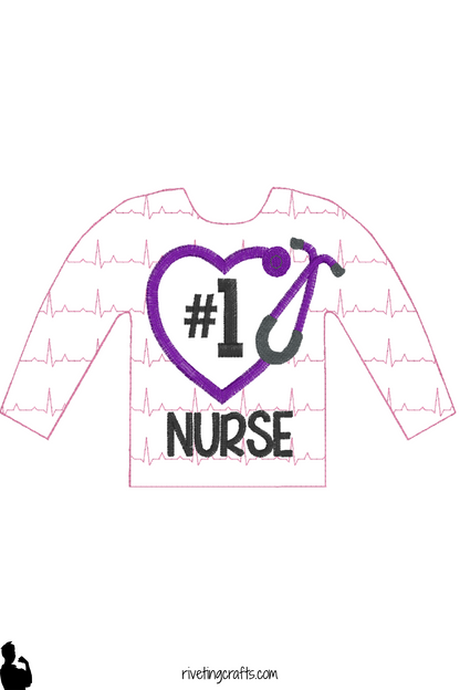 Funny Nurse Sweater for Elf Christmas Scout - Doll Clothes 12 inch Doll Size Prop