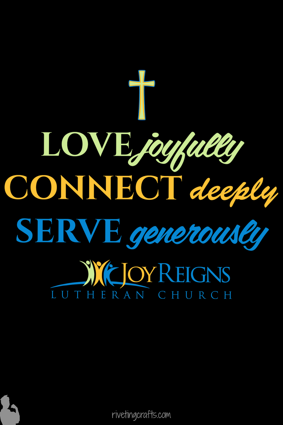 Joy Reigns Love Joyfully T-Shirt