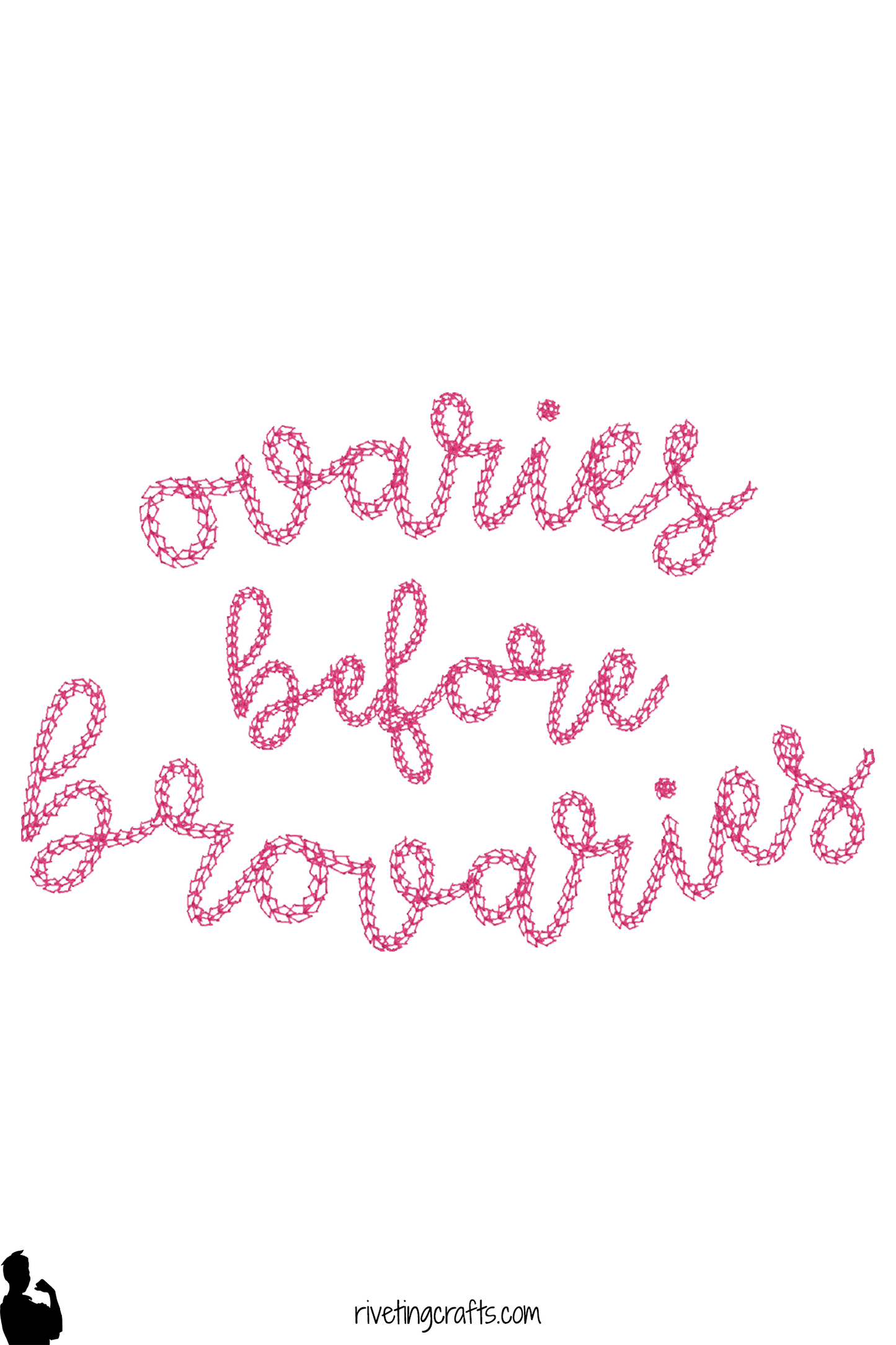 Sassy Galentine Ovaries Hand Towel – Matriarchy Rules