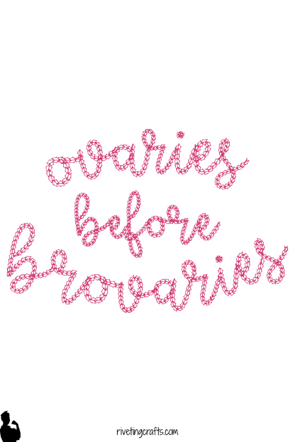 Sassy Galentine Ovaries Hand Towel – Matriarchy Rules