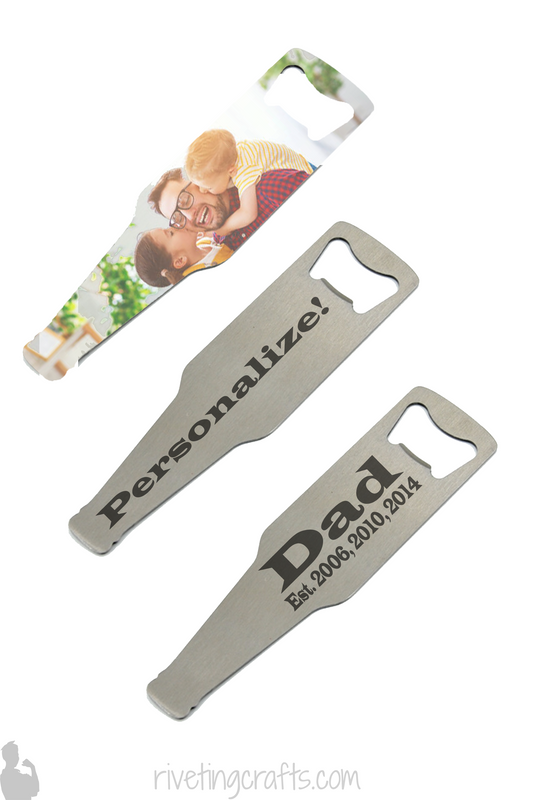 Personalized Bottle Shaped Bottle Opener