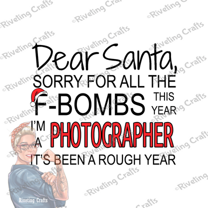 Dear Santa, Sorry for the F-bombs Coffee Mug