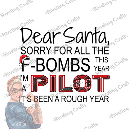 Dear Santa, Sorry for the F-bombs Coffee Mug