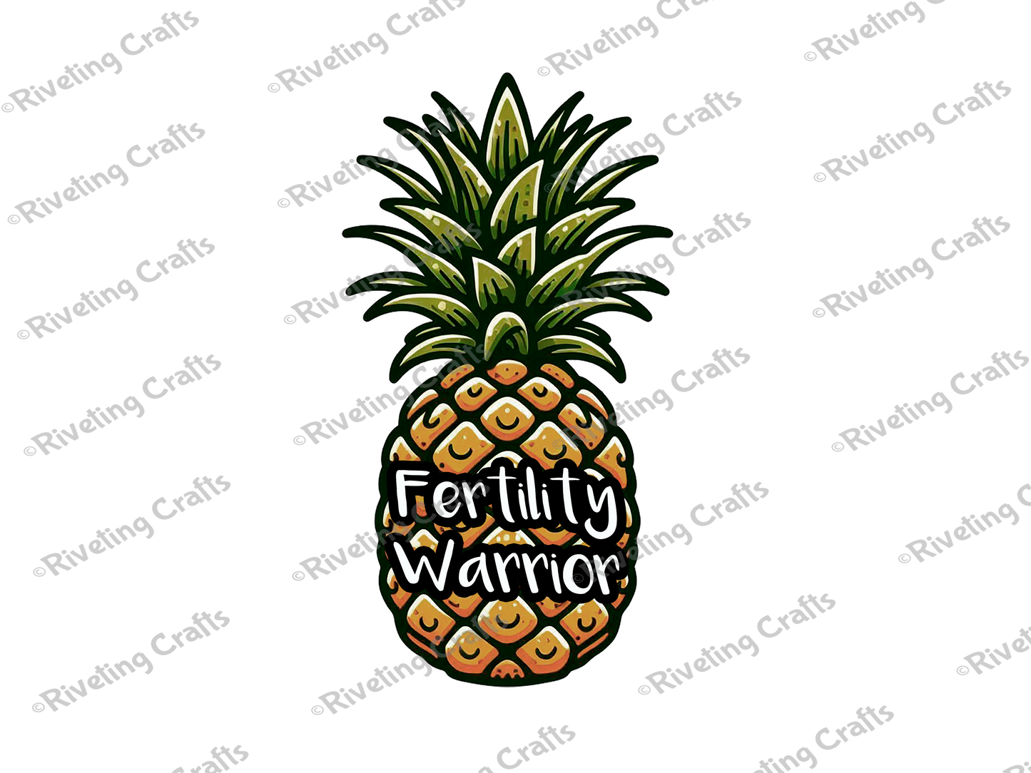 Fertility Warrior Pineapple Sticker