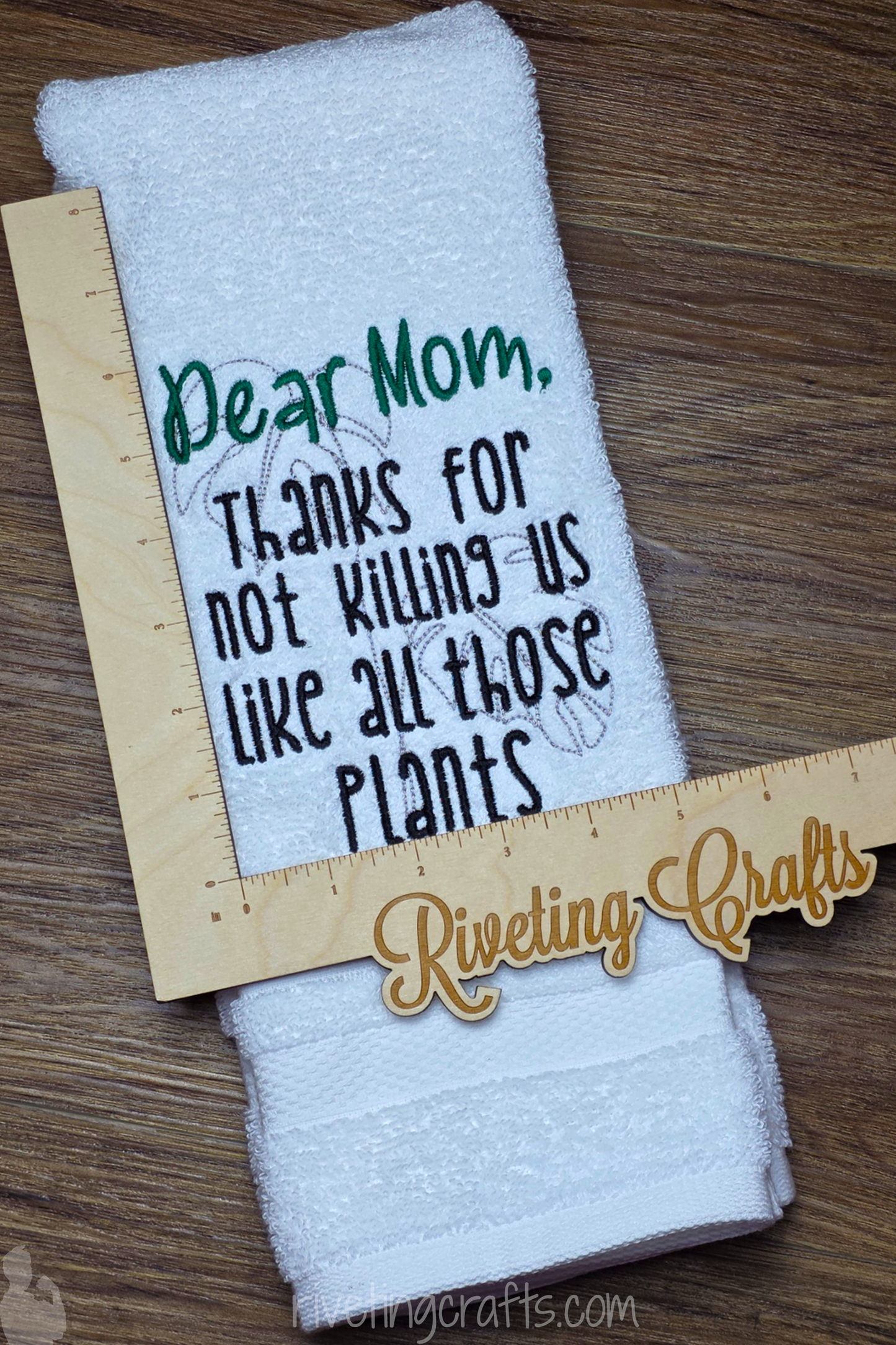 Dear Mom Hand Towel – Parenting > Plant Care