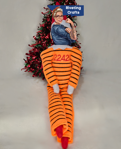 Prisoner Costume Elf/Doll Clothing