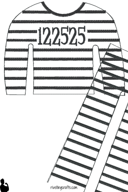 Prisoner Costume Elf/Doll Clothing