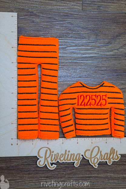 Prisoner Costume Elf/Doll Clothing