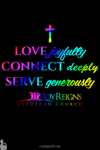 Joy Reigns Love Joyfully T-Shirt – Rainbow Inclusivity Design