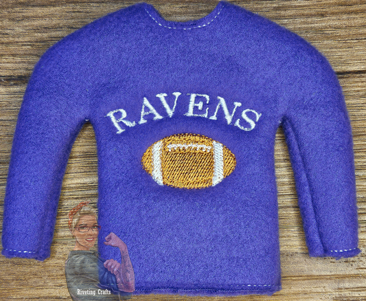 Baltimore Ravens Elf/Doll Clothing