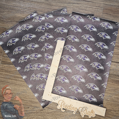 Baltimore Ravens Embroidery Craft Vinyl Sheets