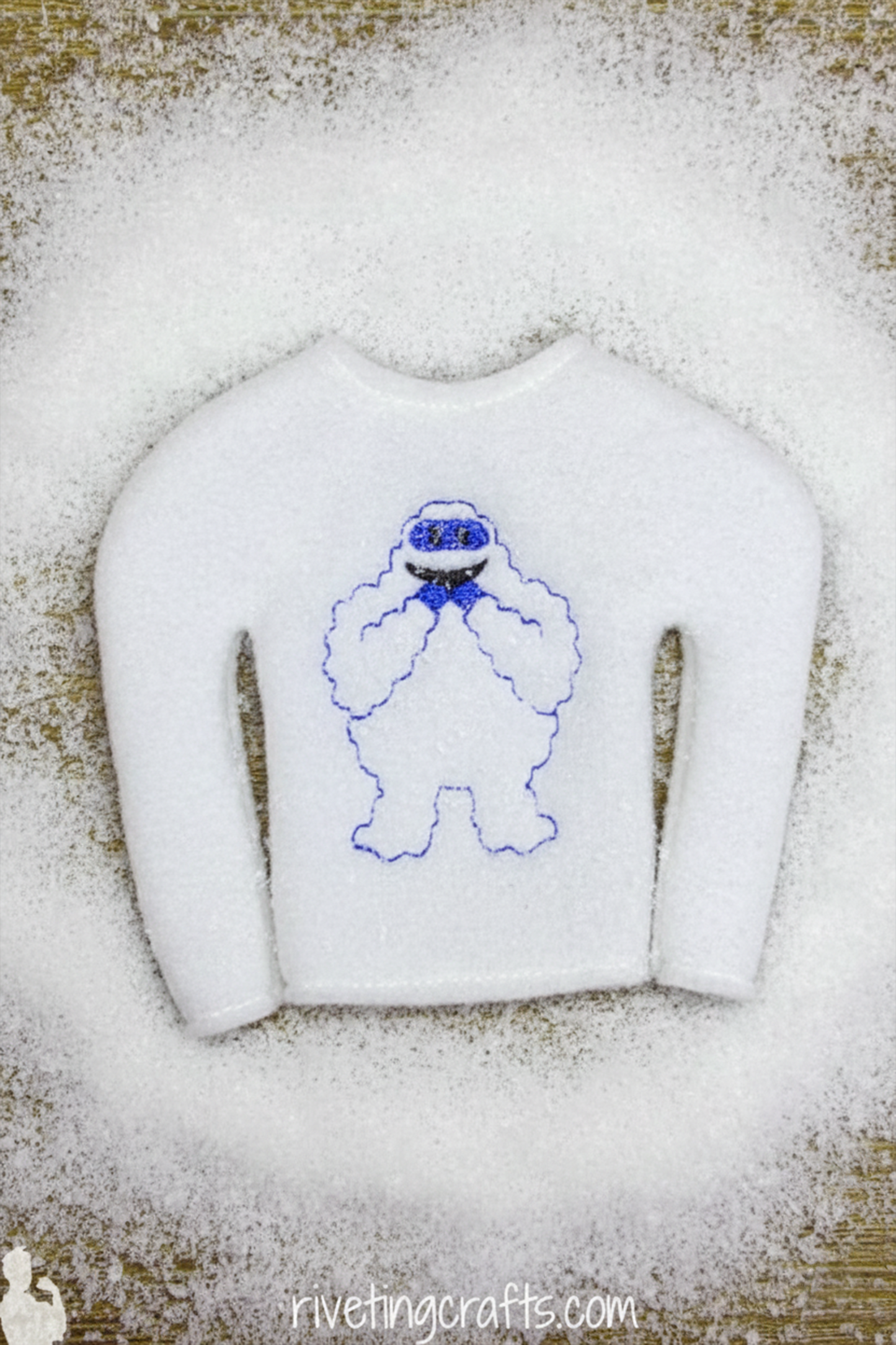 Elf Abominable Snow Monster Doll Sweater Miniature Cold Weather Scout Wardrobe