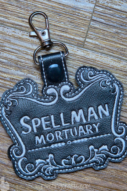 Spellman Mortuary Keychain – A Drop Dead Fabulous Charm