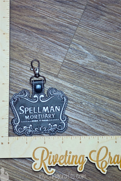 Spellman Mortuary Keychain – A Drop Dead Fabulous Charm