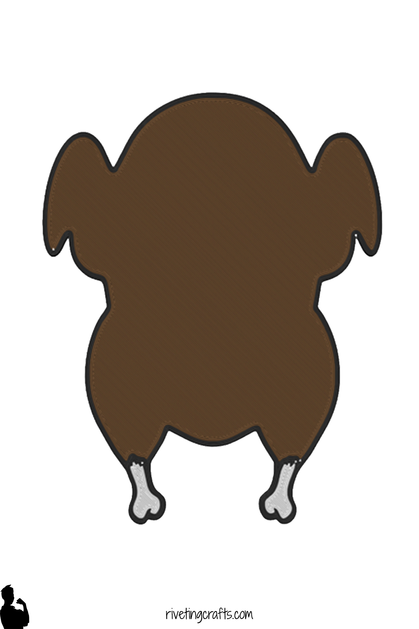 Roasted Turkey Magnetic Soap Sleeve Cover