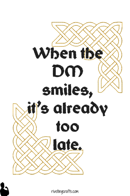 When the DM Smiles Towel – Roll Initiative for Clean Counters