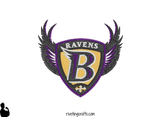 Baltimore Ravens Hand Towel – Old School Shield or Raven Head Logo