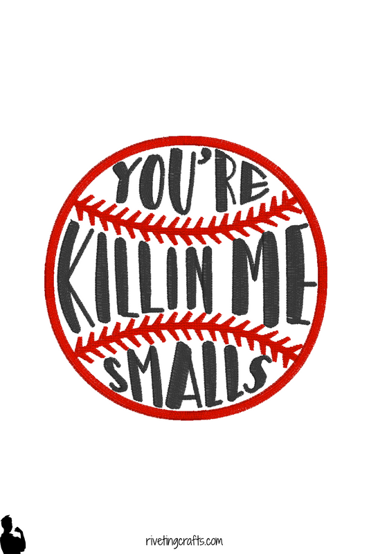 Funny Baseball Movie Quote Hand Towel | Embroidered Home Decor