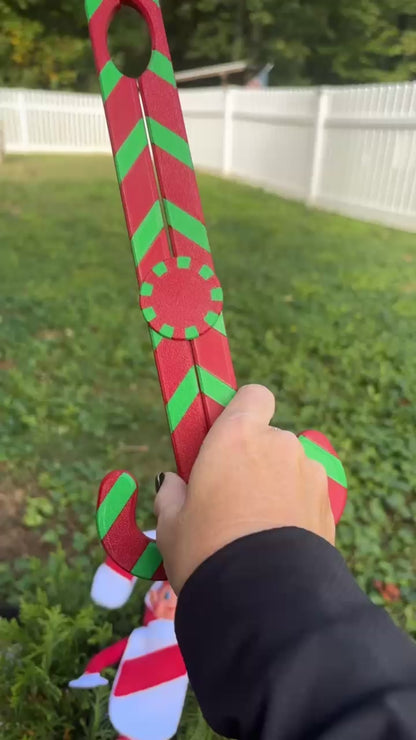 Candy Cane Elf Costume – Sweet Mischief Stripes for Holiday Fun