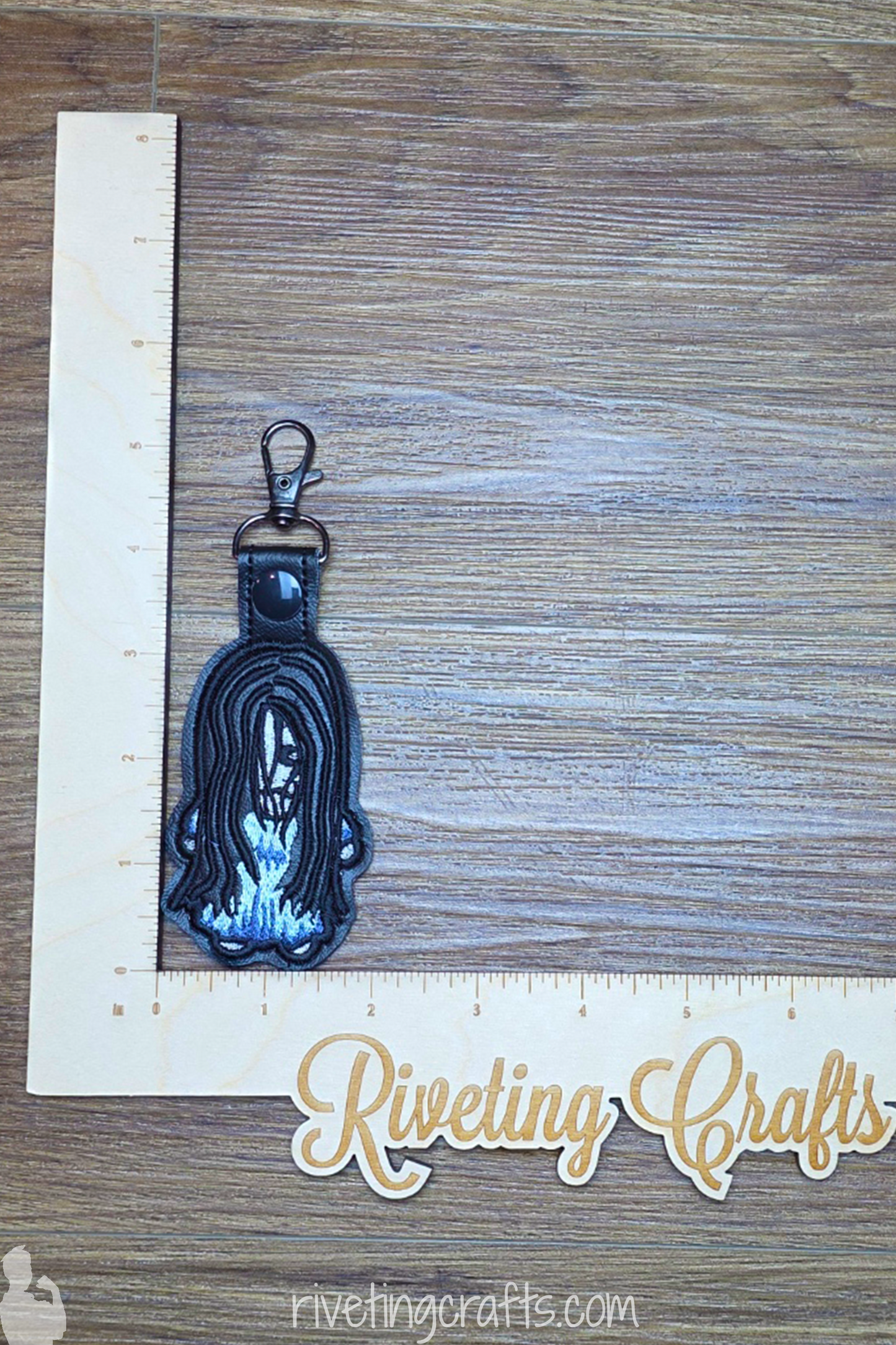 Cursed Video Vibe Keychain - Horror Fan Bag Tag and Zipper Pull