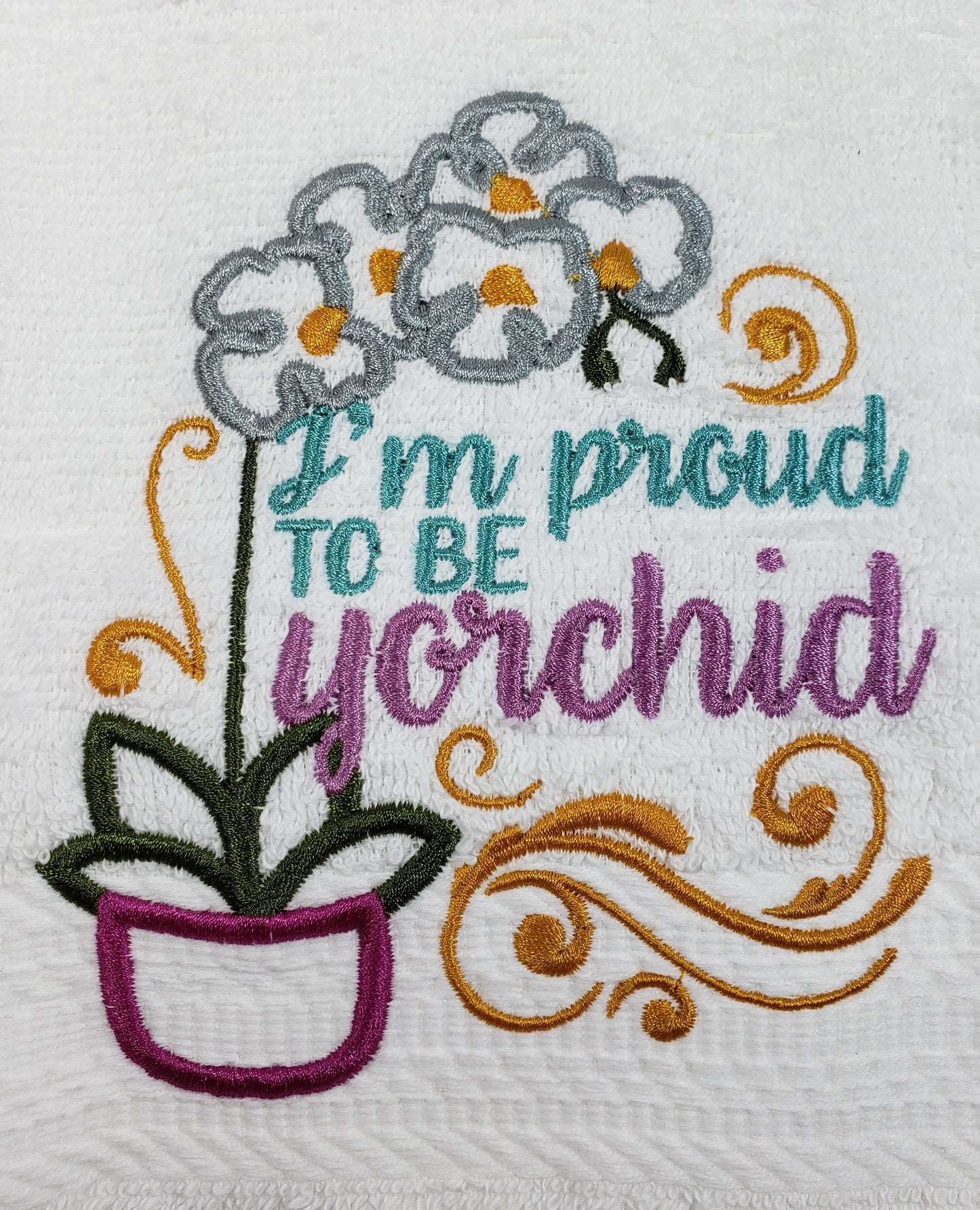 I'm Proud To Be Yorchid Towel - Kool Catz Stuff