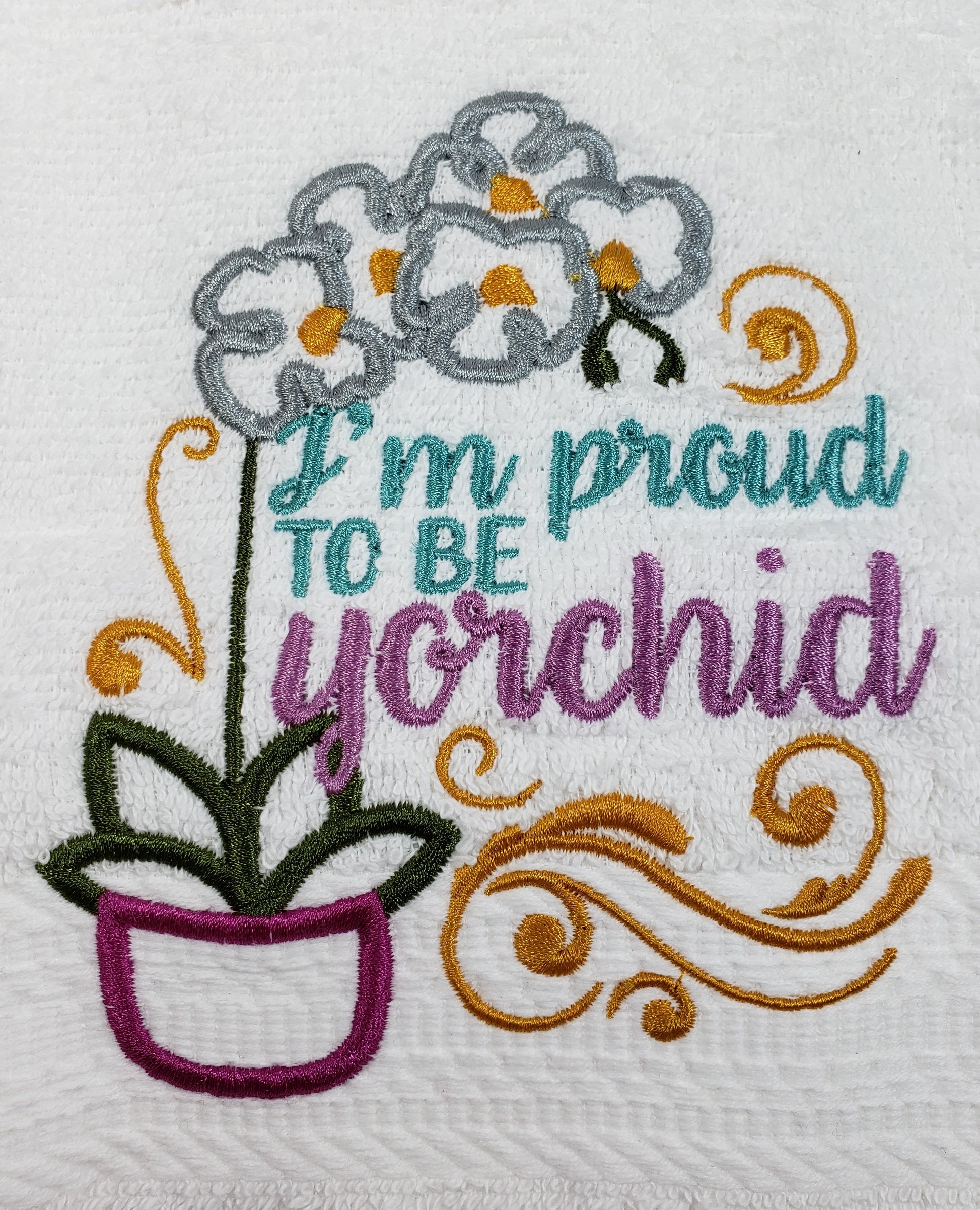 I'm Proud To Be Yorchid Towel - Kool Catz Stuff