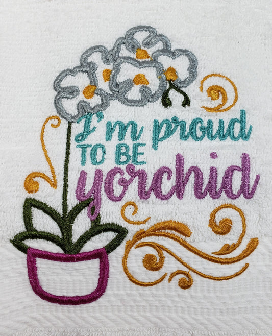 I'm Proud To Be Yorchid Towel - Kool Catz Stuff