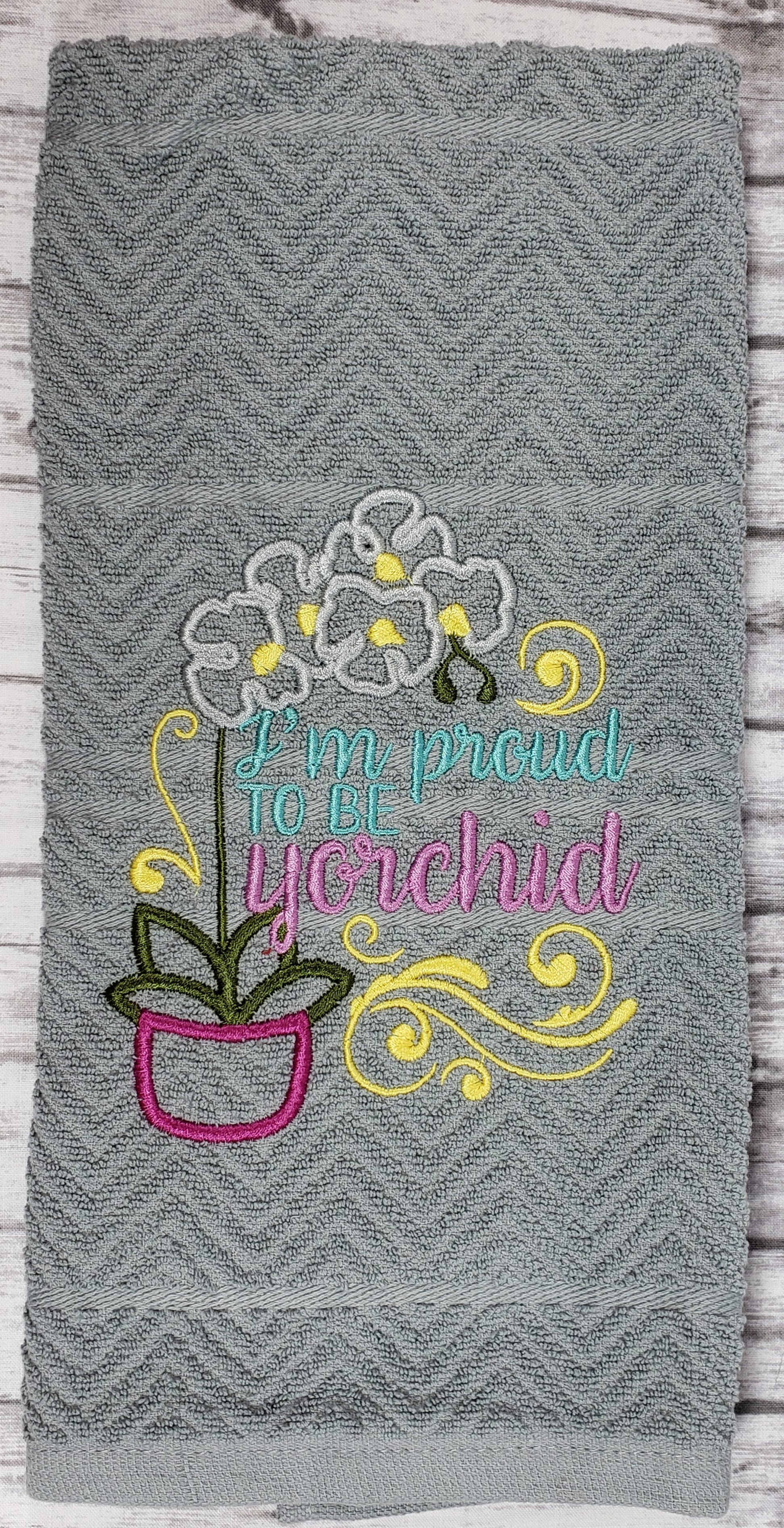 I'm Proud To Be Yorchid Towel - Kool Catz Stuff