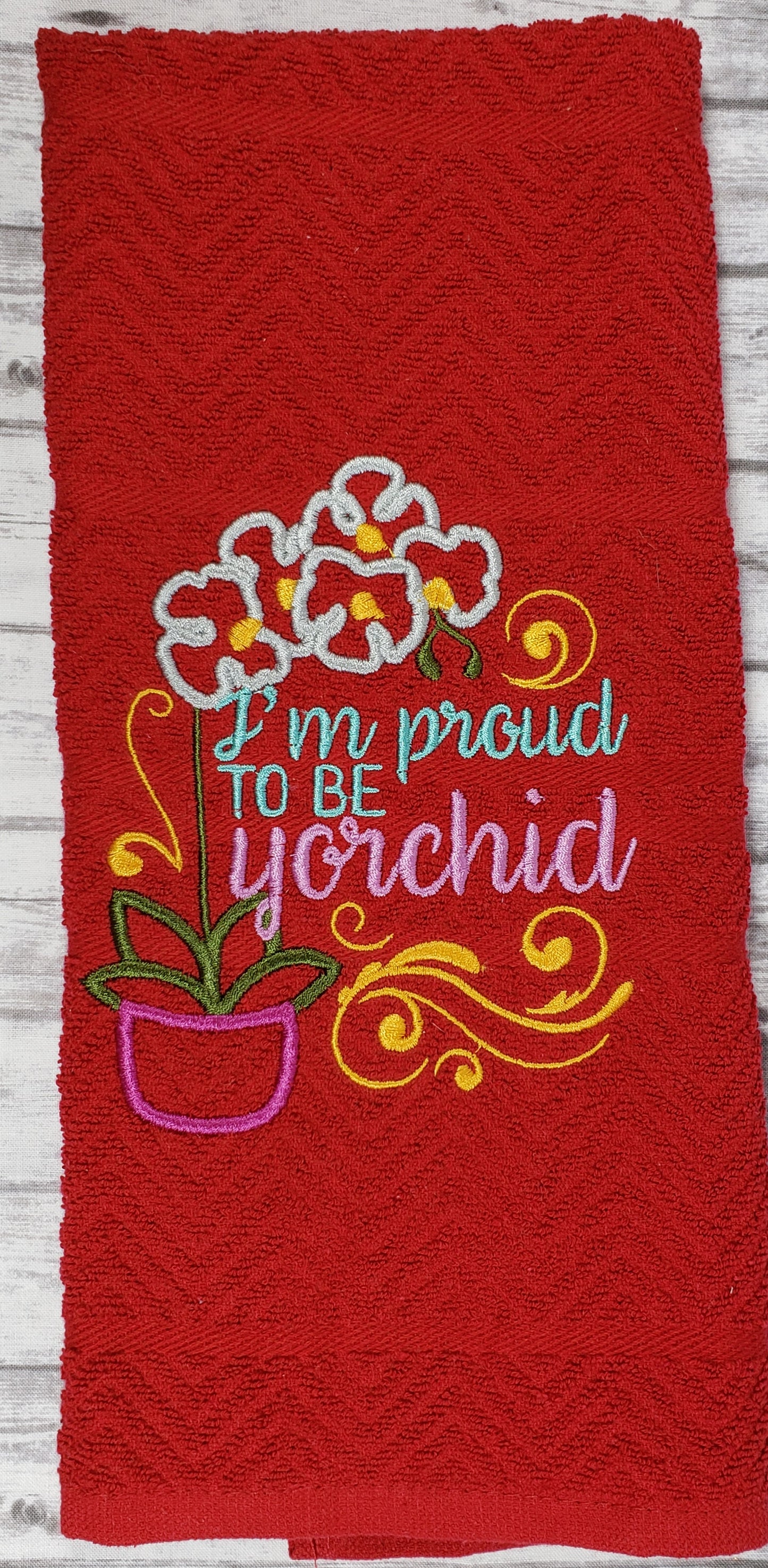 I'm Proud To Be Yorchid Towel - Kool Catz Stuff