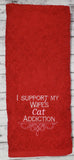 Cat Addiction Towel - Kool Catz Stuff
