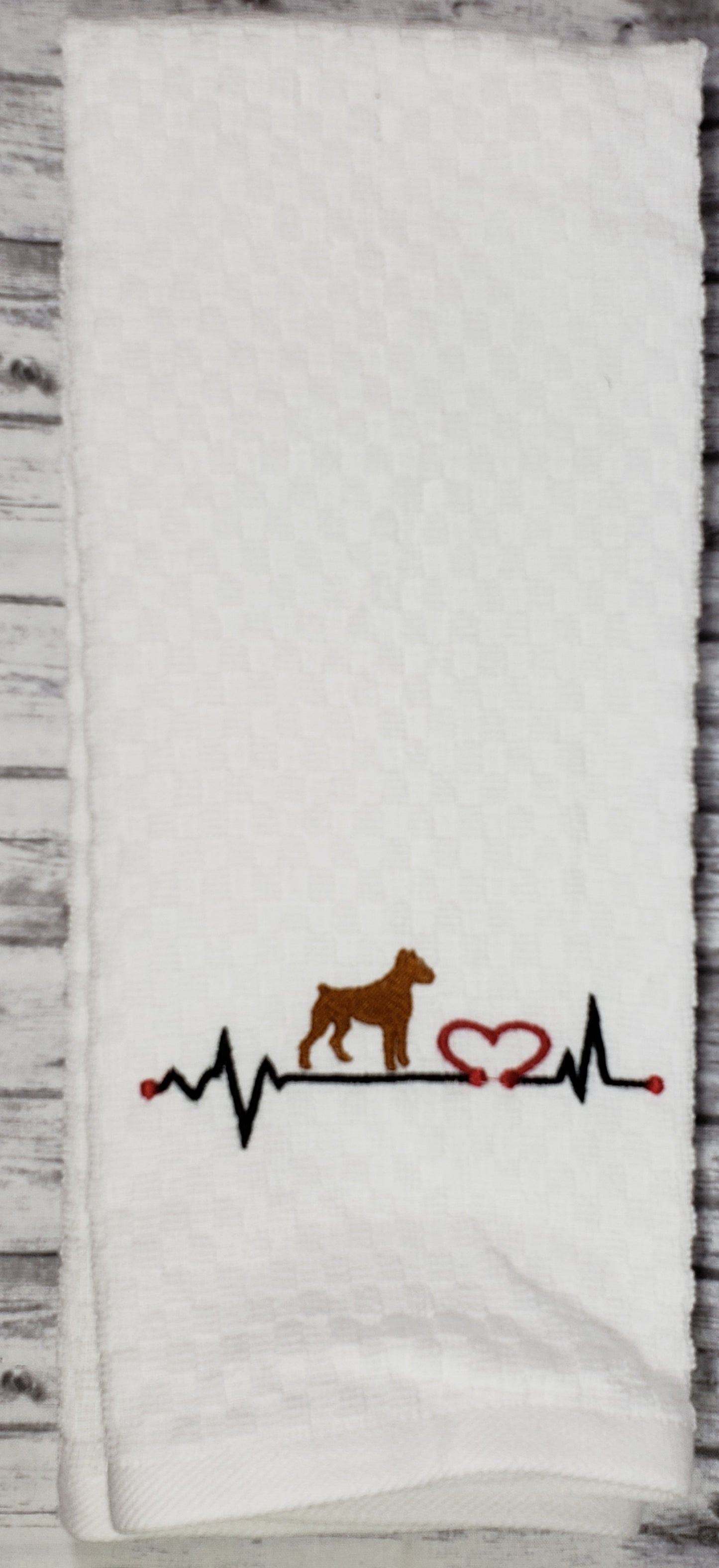 Boxer Heartbeat Towel - Kool Catz Stuff