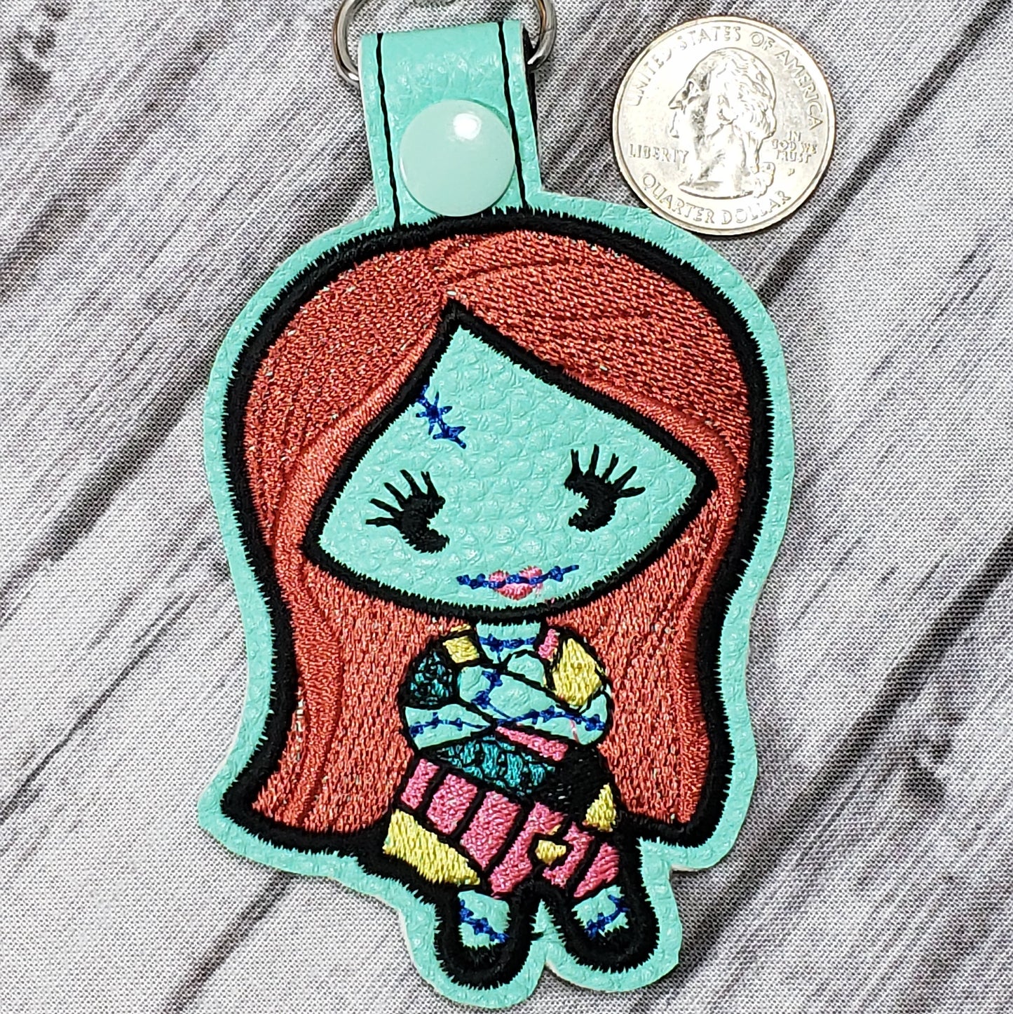 Sally Skellington Chibi Keychain