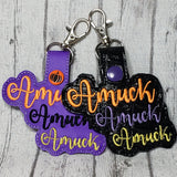 Amuck Amuck Amuck Halloween Keychain