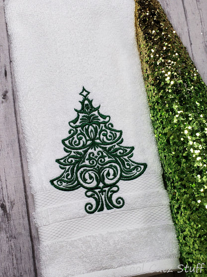 Damask Tree Hand Towel