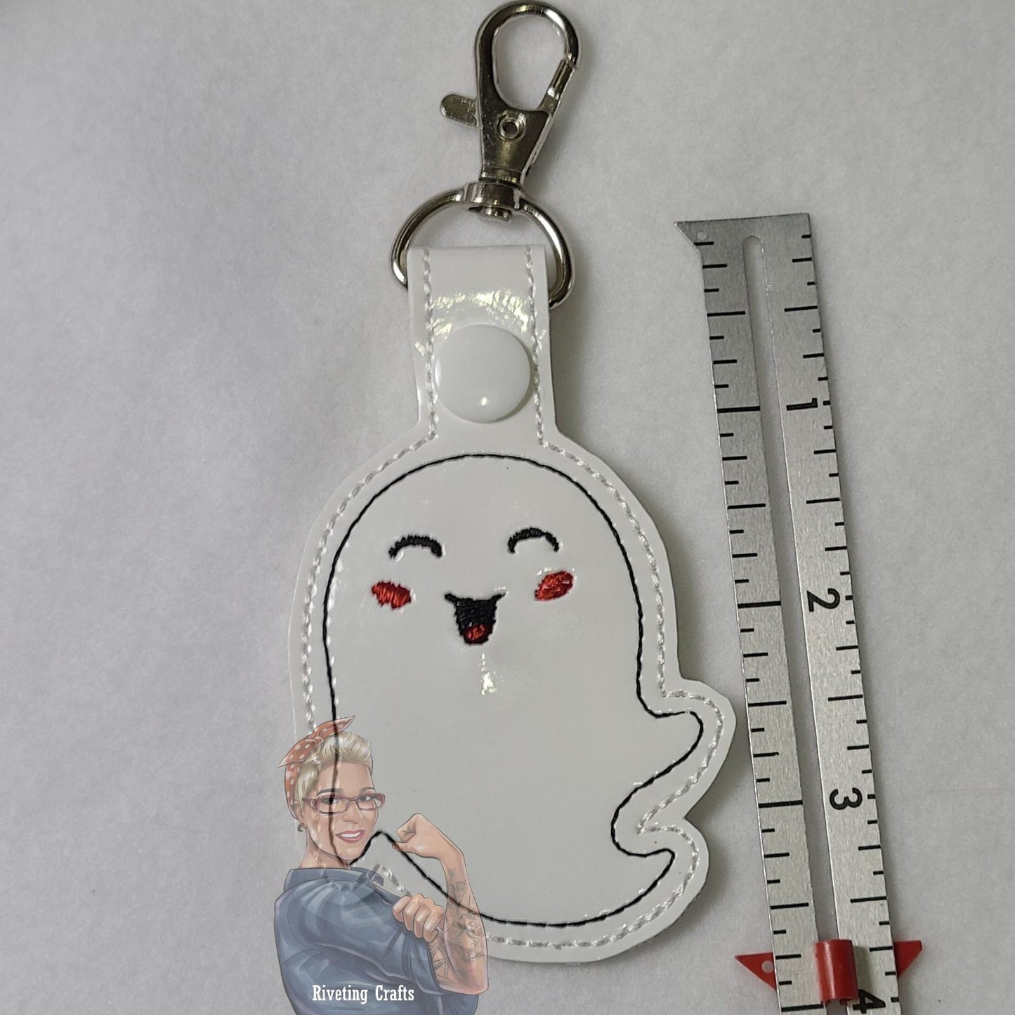 Ghost Keychain - Riveting Crafts