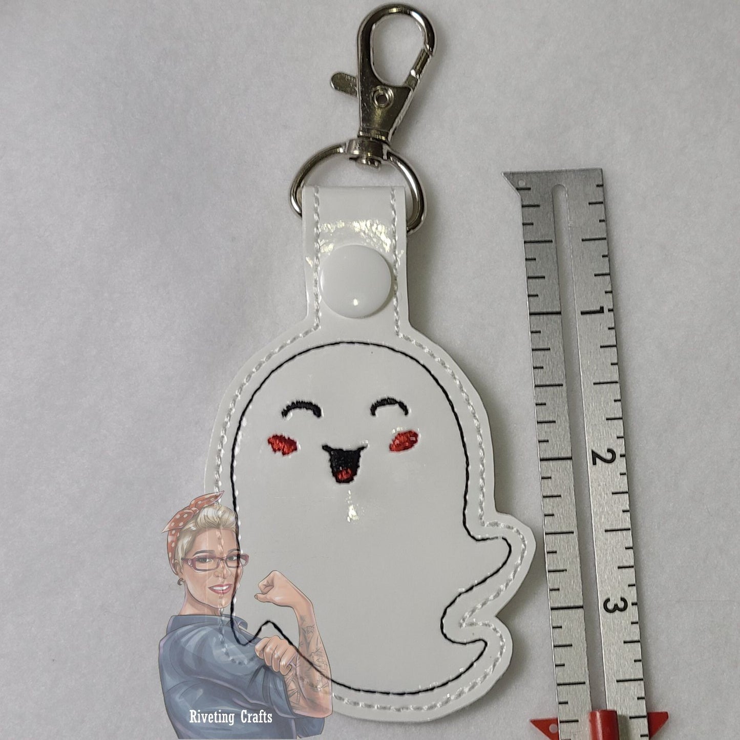 Ghost Keychain - Riveting Crafts