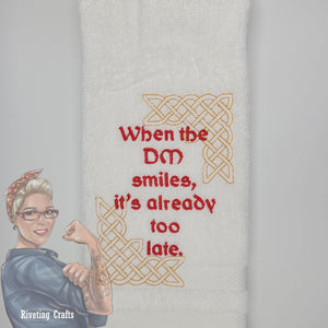 When the DM Smiles DnD Hand Towel