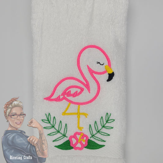 Flamingo Hand Towel