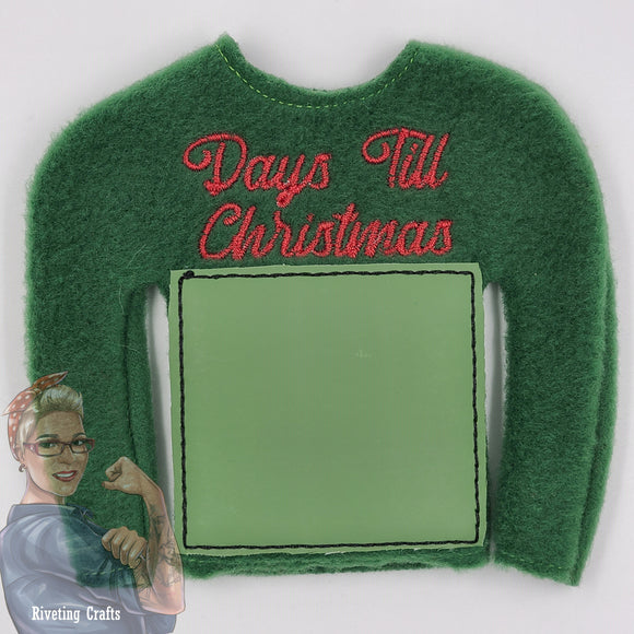 Days Till Christmas Elf/Doll Clothing