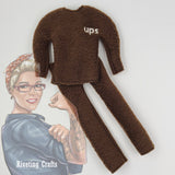UPS Driver Costume Elf/Doll Clothing